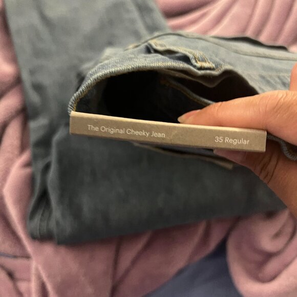 Everlane Original Cheeky Straight Jean Size 35 - Picture 2 of 5
